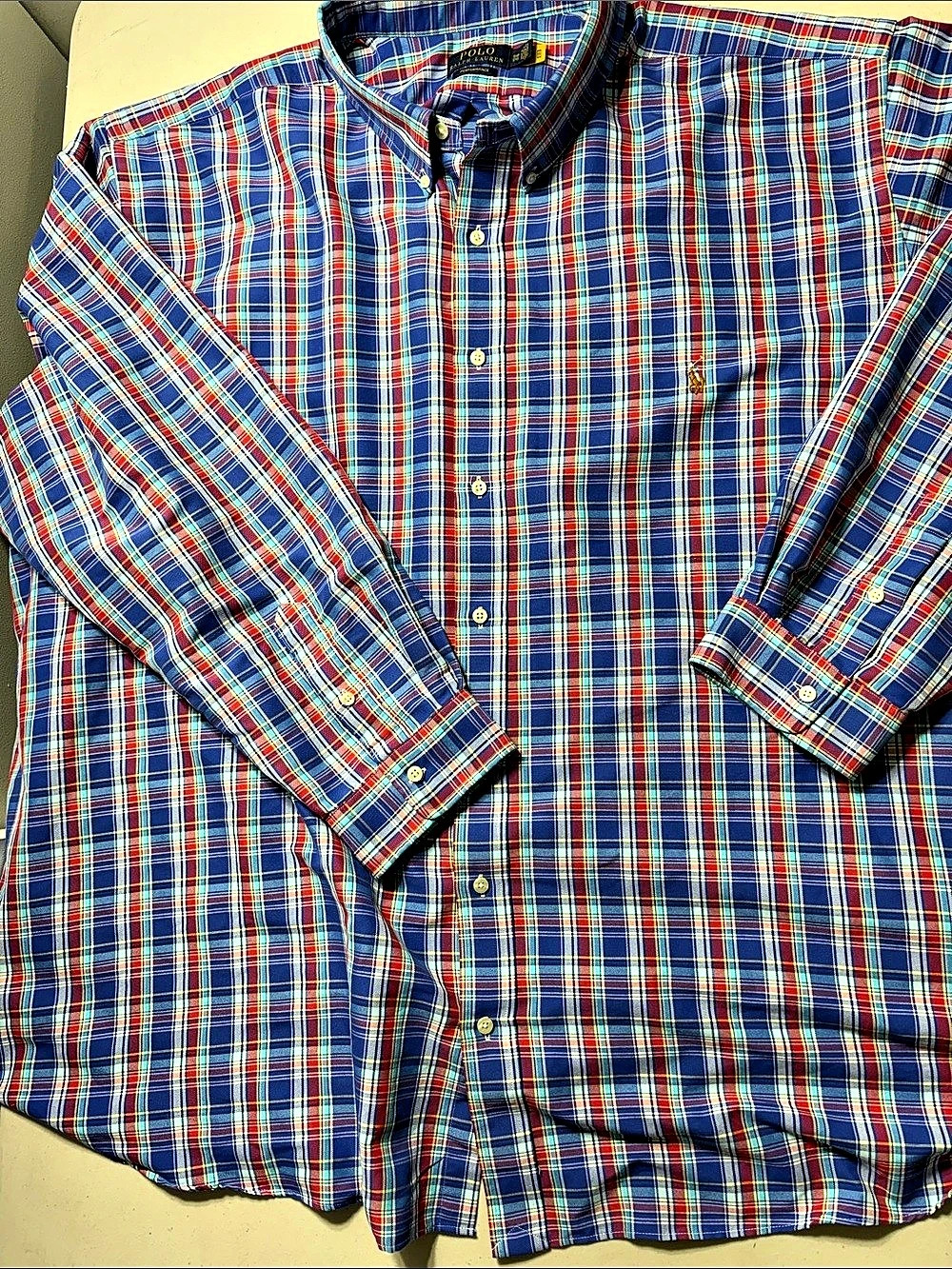 Polo Ralph Lauren Performance Oxford Button Down Size 5X